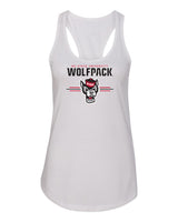Women's North Carolina State Wolfpack Tank Top - 3-Stripe Primary Logo