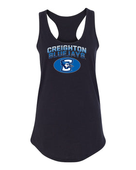 Women's Creighton Bluejays Tank Top - Full Color Fade Primary Logo Oval