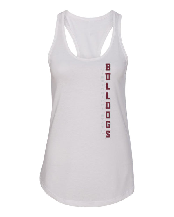 Women's Mississippi State Bulldogs Tank Top - Vert MSU