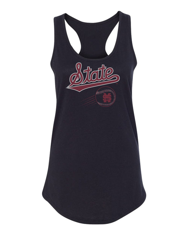 Women's Mississippi State Bulldogs Tank Top - Mississippi State Baseball