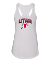 Women's Utah Utes Tank Top - Full Color Fade Utah Utes Logo