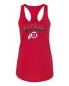 Women's Utah Utes Tank Top - Full Color Fade Utah Utes Logo