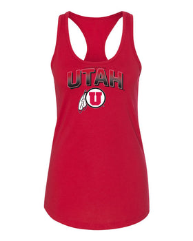 Women's Utah Utes Tank Top - Full Color Fade Utah Utes Logo