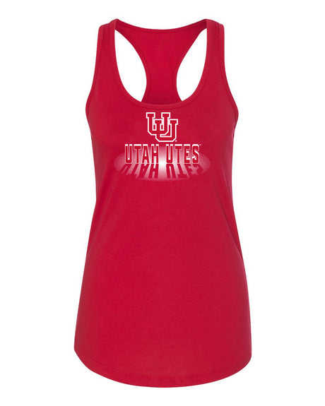 Women's Utah Utes Tank Top - Spotlight Shadow Utah Utes