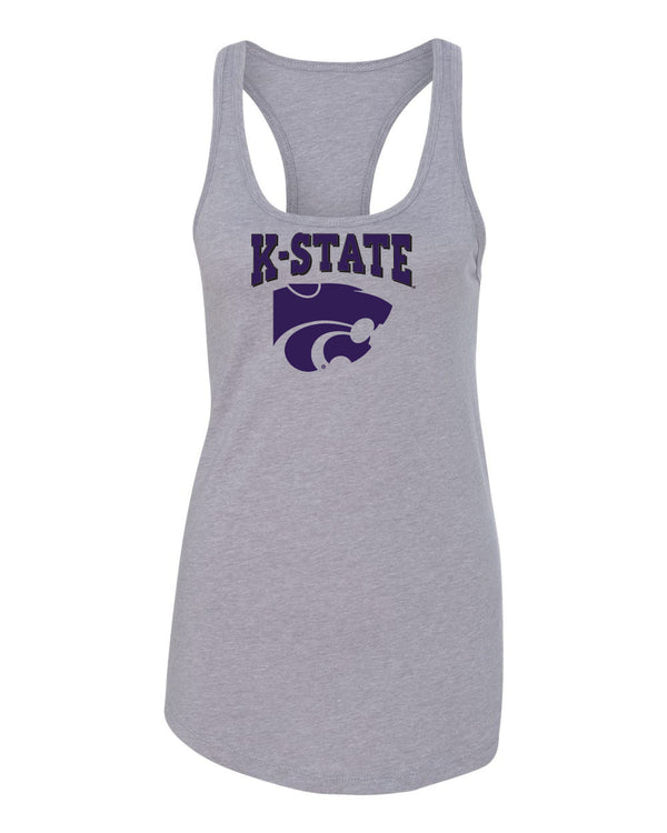 Women's K-State Wildcats Tank Top - Kansas State Powercat Logo