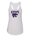 Women's K-State Wildcats Tank Top - Kansas State Powercat Logo