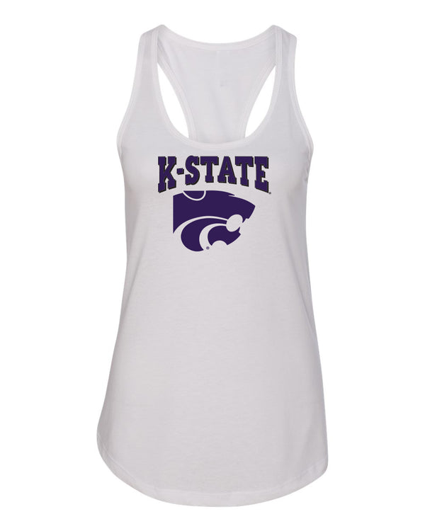 Women's K-State Wildcats Tank Top - Kansas State Powercat Logo