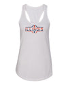 Women's Illinois Fighting Illini Tank Top - Striped Illinois Football Laces