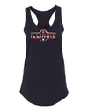 Women's Illinois Fighting Illini Tank Top - Striped Illinois Football Laces