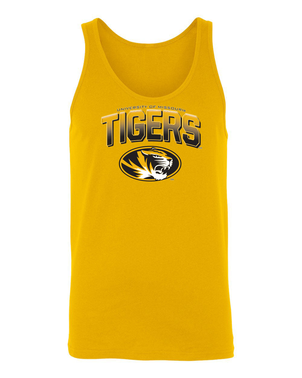 Women's Missouri Tigers Tank Top - Full Color Fade Tigers Logo