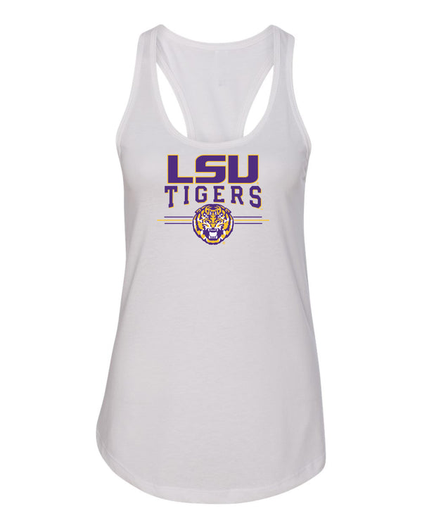 Women's LSU Tigers Tank Top - LSU Tigers 3-Stripe