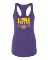 Women's LSU Tigers Tank Top - LSU Tigers 3-Stripe