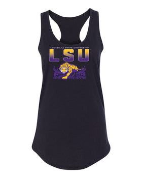 Women's LSU Tigers Tank Top - LSU Tiger Stadium Full Color Fade