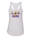 Women's LSU Tigers Tank Top - LSU Tiger Stadium Full Color Fade