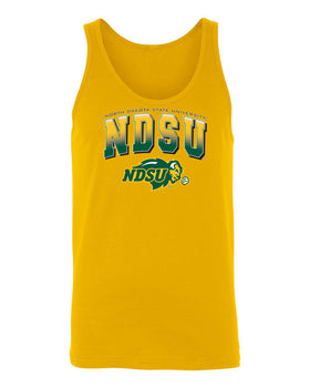 Women's NDSU Bison Tank Top - Full Color NDSU Fade with Logo