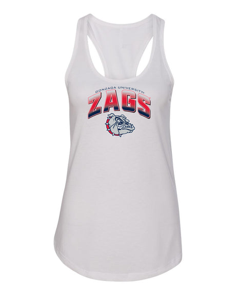 Women's Gonzaga Bulldogs Tank Top - Zags Full Color Fade
