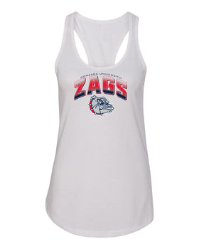 Women's Gonzaga Bulldogs Tank Top - Zags Full Color Fade