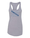 Women's Gonzaga Bulldogs Tank Top - Diagonal Echo Gonzaga