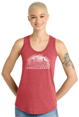 Women's Nebraska Huskers Tank Top - Script Nebraska Basketball