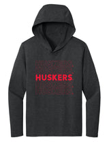 Women's Nebraska Huskers Long Sleeve Hooded Tee Shirt - Huskers Times 5