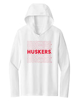 Women's Nebraska Huskers Long Sleeve Hooded Tee Shirt - Huskers Times 5