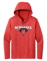 Women's Nebraska Huskers Long Sleeve Hooded Tee Shirt - Nebraska Softball Tradition of Excellence
