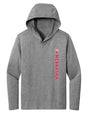 Women's Nebraska Huskers Long Sleeve Hooded Tee Shirt - Vertical Nebraska Herbie Husker