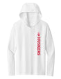 Women's Nebraska Huskers Long Sleeve Hooded Tee Shirt - Vertical Huskers Herbie Husker