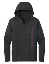 Women's Northern Iowa Panthers Long Sleeve Hooded Tee Shirt - Vertical University of Northern Iowa