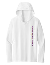 Women's Northern Iowa Panthers Long Sleeve Hooded Tee Shirt - Vertical University of Northern Iowa