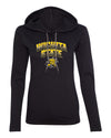 Women's Wichita State Shockers Long Sleeve Hooded Tee Shirt - Wichita State Full Color Fade