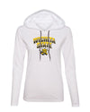 Women's Wichita State Shockers Long Sleeve Hooded Tee Shirt - Wichita State Full Color Fade