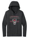 Women's North Carolina State Wolfpack Long Sleeve Hooded Tee Shirt - 3-Stripe Primary Logo