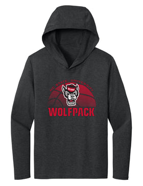 Women's North Carolina State Wolfpack Long Sleeve Hooded Tee Shirt - NC State Basketball