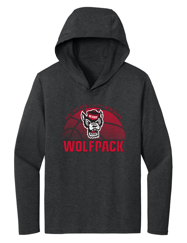 Women's North Carolina State Wolfpack Long Sleeve Hooded Tee Shirt - NC State Basketball