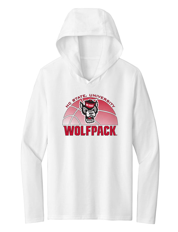Women's North Carolina State Wolfpack Long Sleeve Hooded Tee Shirt - NC State Basketball