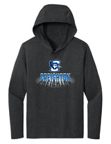 Women's Creighton Bluejays Long Sleeve Hooded Tee Shirt - Spotlight Creighton
