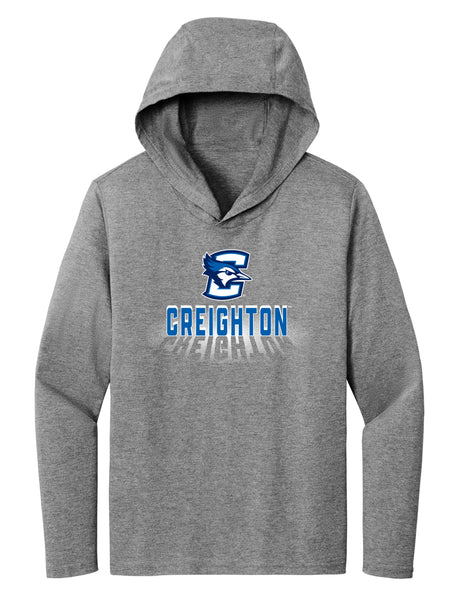 Women's Creighton Bluejays Long Sleeve Hooded Tee Shirt - Spotlight Creighton