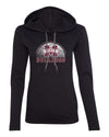 Women's Mississippi State Bulldogs Long Sleeve Hooded Tee Shirt - MSU Bulldogs Basketball