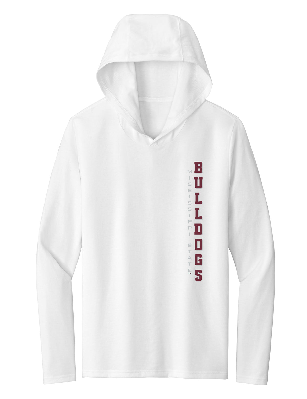 Women's Mississippi State Bulldogs Long Sleeve Hooded Tee Shirt - Vert MSU