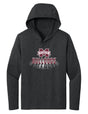 Women's Mississippi State Bulldogs Long Sleeve Hooded Tee Shirt - Bulldogs Spotlight and Shadow