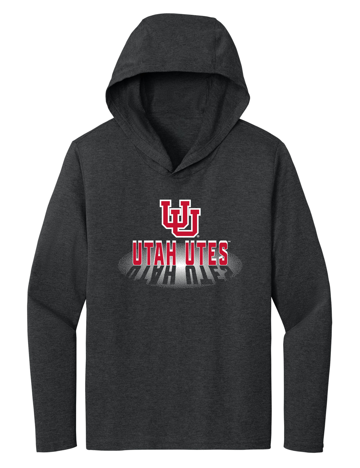 Women's Utah Utes Long Sleeve Hooded Tee Shirt - Spotlight Shadow Utah Utes
