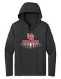Women's Utah Utes Long Sleeve Hooded Tee Shirt - Spotlight Shadow Utah Utes