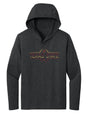 Women's Texas State Bobcats Long Sleeve Hooded Tee Shirt - Striped Texas State Football Laces