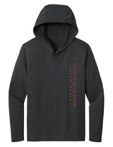 Women's Texas State Bobcats Long Sleeve Hooded Tee Shirt - Vertical Texas State Bobcats