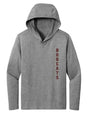 Women's Texas State Bobcats Long Sleeve Hooded Tee Shirt - Vertical Texas State Bobcats
