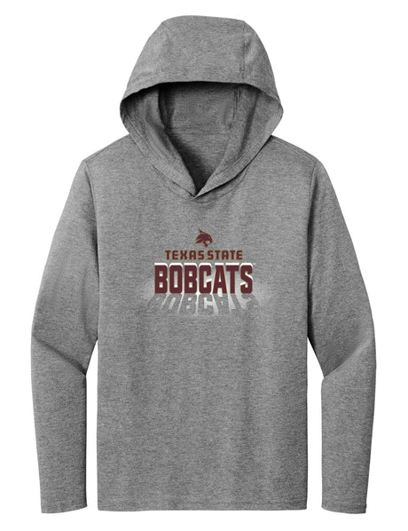 Women's Texas State Bobcats Long Sleeve Hooded Tee Shirt - Spotlight Bobcats