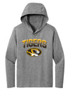 Women's Missouri Tigers Long Sleeve Hooded Tee Shirt - Full Color Fade Tigers Logo