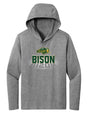 Women's NDSU Bison Long Sleeve Hooded Tee Shirt - Spotlight Bison
