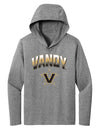 Women's Vanderbilt Commodores Long Sleeve Hooded Shirt - Vandy Full Color Arch with Primary
